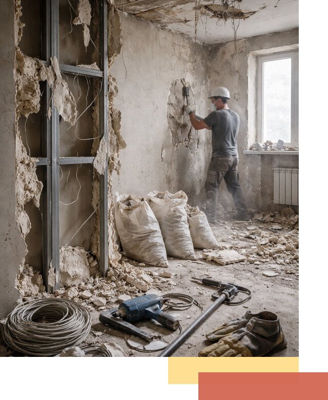 Профессиональный демонтаж зданий и конструкций в Саянске