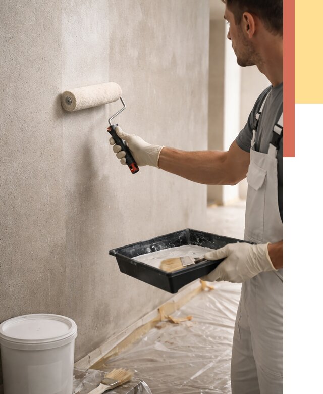 Грунтовка стен в Саянске от 2238 руб. м2 — быстро, недорого, с материалом | ОТДЕЛОЧНИК-Сск