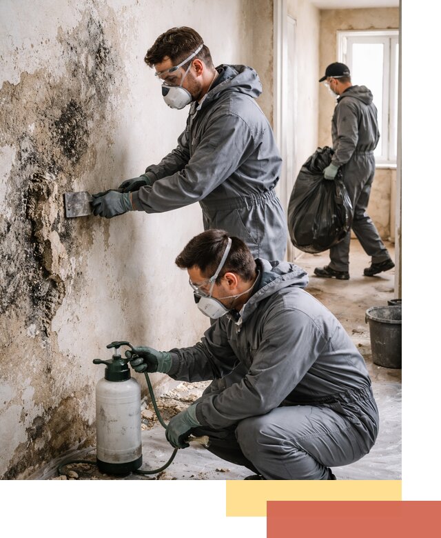 Удаление плесени со стен профессионально в Саянске