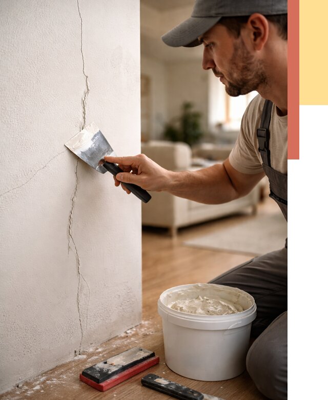 Заделка трещин и сколов в Саянске от 2493 руб. — быстро и недорого | ОТДЕЛОЧНИК-Сск