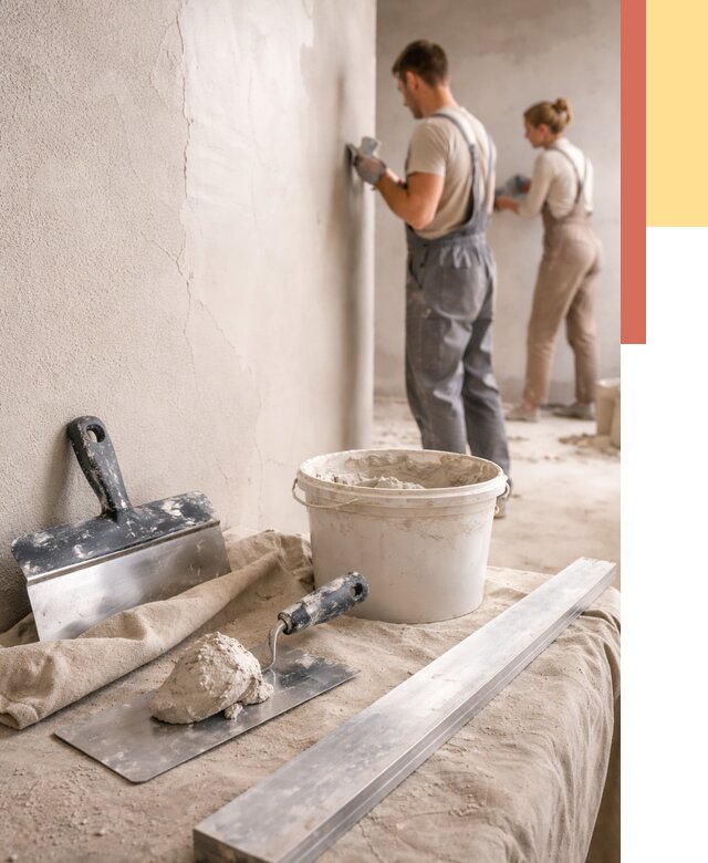 Штукатурка стен гипсовая в Саянске от 4578 руб/м2 — быстро и недорого | ОТДЕЛОЧНИК-Сск