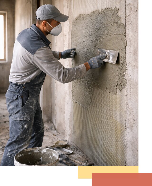 Штукатурка стен по сетке в Саянске под ключ качественно и быстро