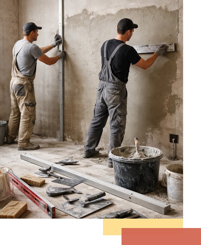 Профессиональная штукатурка стен под плитку в Саянске