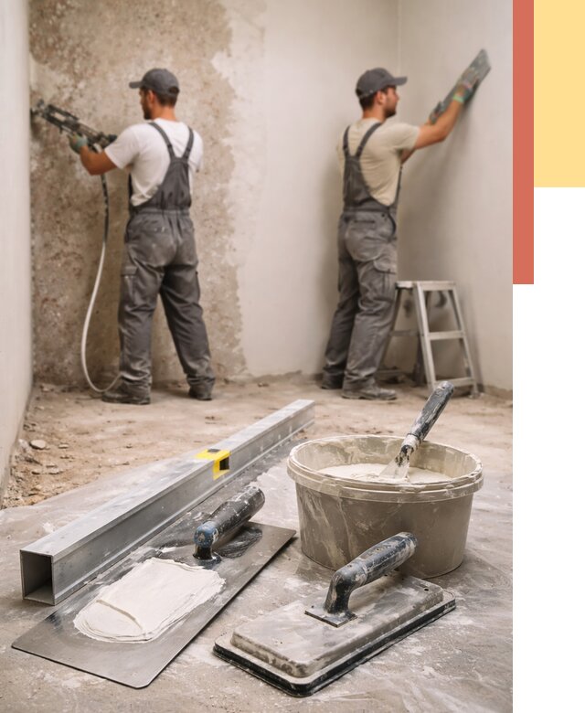 Штукатурка стен под обои в Саянске от 4578 руб./м2 — выравнивание под обои | ОТДЕЛОЧНИК-Сск