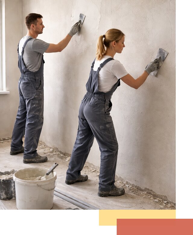 Штукатурка стен под обои в Саянске профессионально и быстро