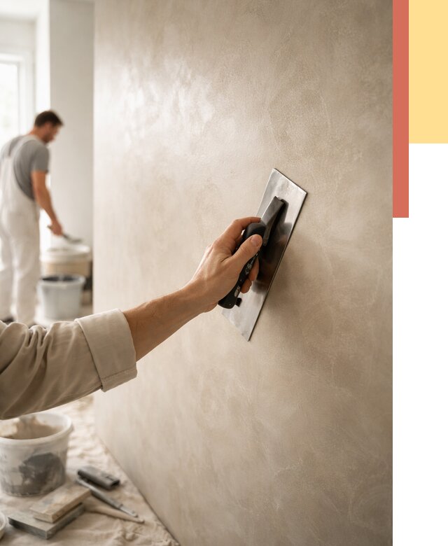 Венецианская штукатурка в Саянске от 3561 руб/м² — нанесение стен под ключ | ОТДЕЛОЧНИК-Сск