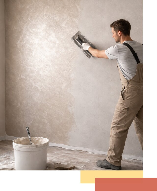 Декоративная штукатурка «Мокрый шелк» под ключ в Саянске