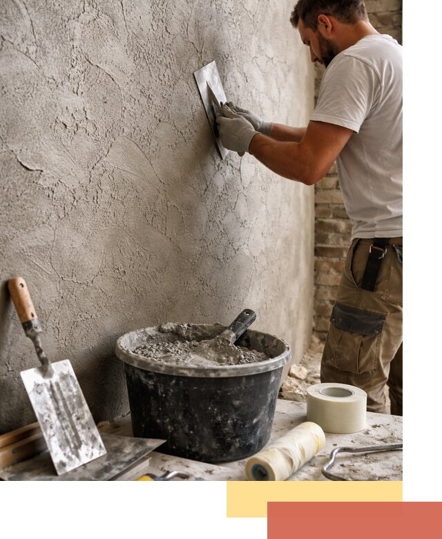 Декоративная штукатурка лофт в Саянске — отделка стен и потолков