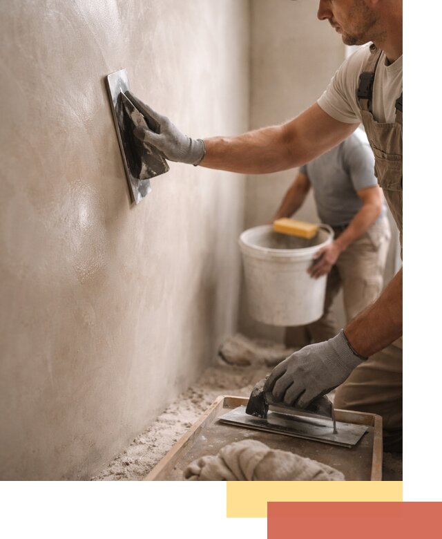 Нанесение марокканской штукатурки таделакт в Саянске