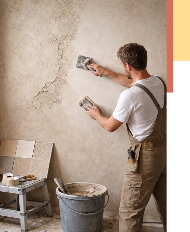 Ремонт декоративной штукатурки в Саянске от 4578 руб. под ключ | ОТДЕЛОЧНИК-Сск