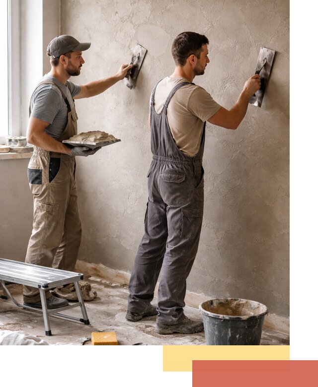 Ремонт декоративной штукатурки и восстановление фактуры в Саянске