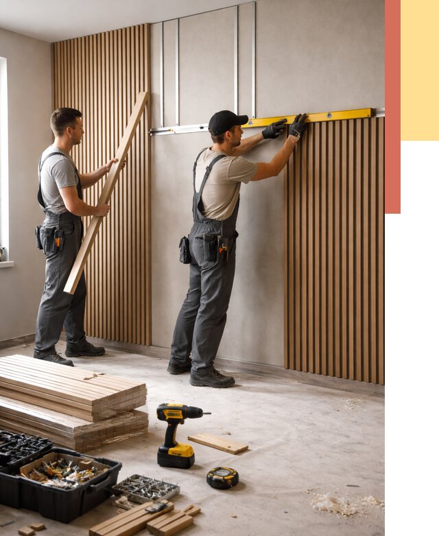 Монтаж реечных панелей на стены в Саянске от 1221 руб. — быстро и недорого | ОТДЕЛОЧНИК-Сск