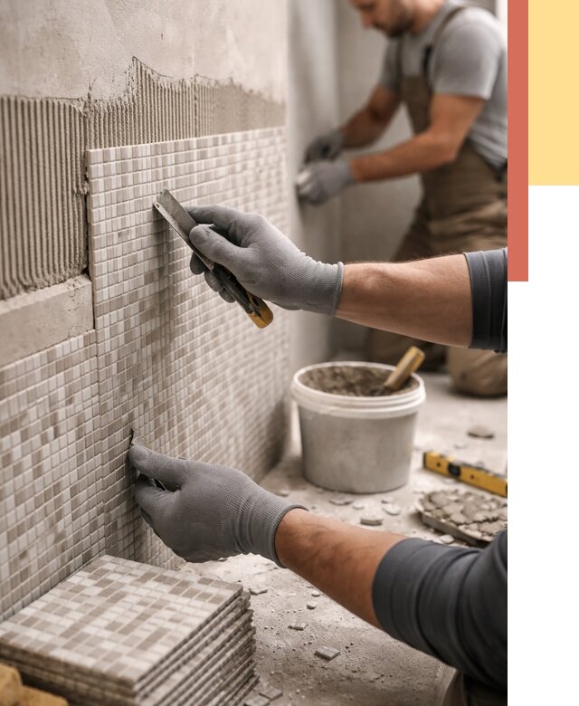 Облицовка стен мозаикой в Саянске от 3256 руб/м2 — укладка мозаики на стены | ОТДЕЛОЧНИК-Сск