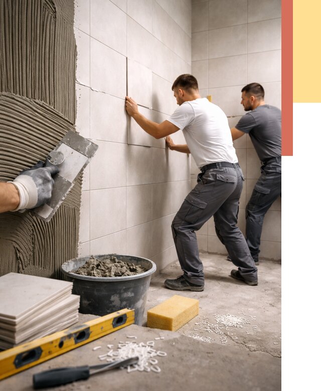 Укладка плитки на стены в Саянске от 865 руб. — качественно и недорого | ОТДЕЛОЧНИК-Сск