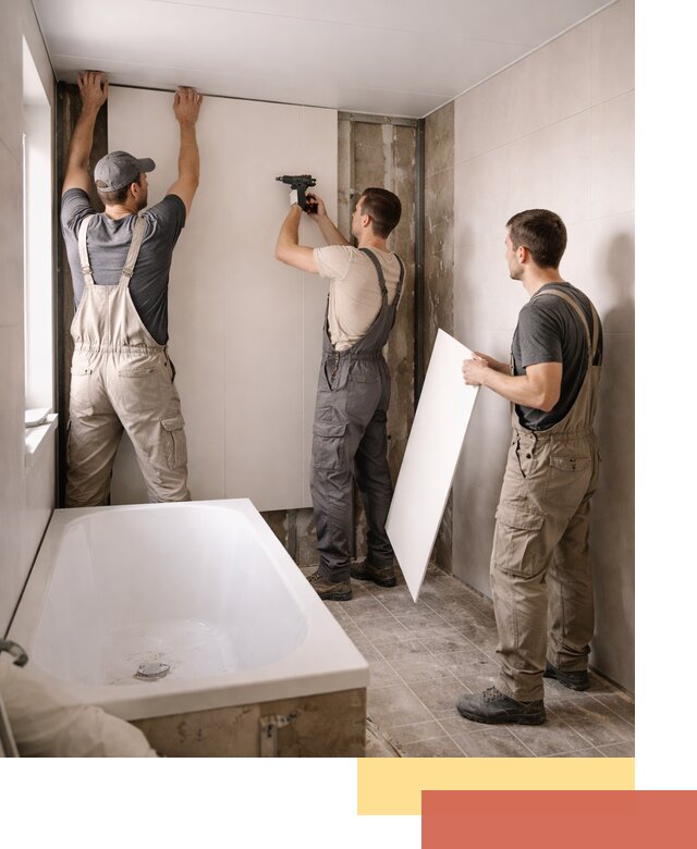 Отделка ванной панели ПВХ профессионально в Саянске