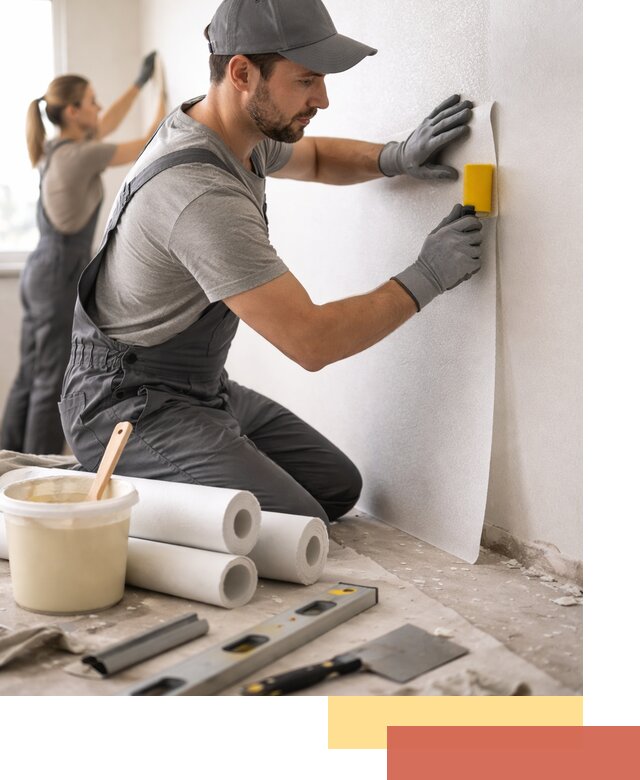 Поклейка стеклообоев профессионально в Саянске