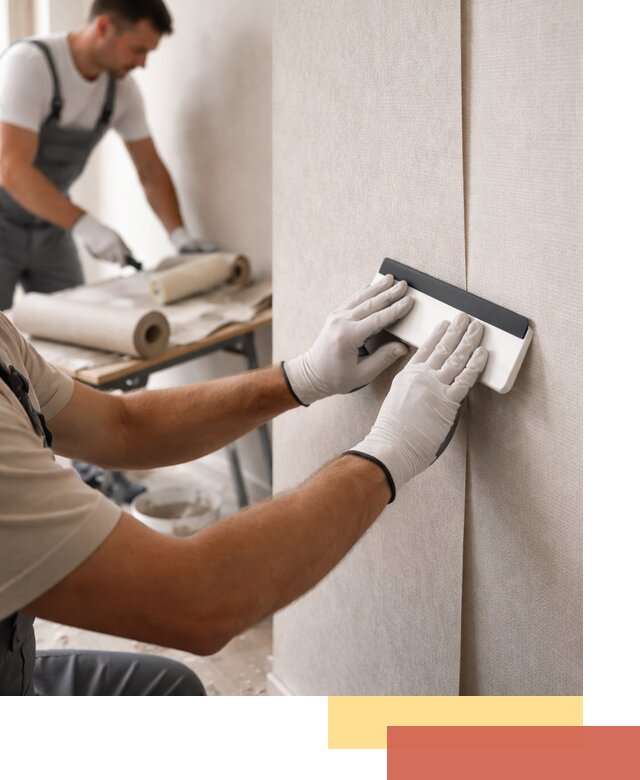 Поклейка обоев под покраску в Саянске профессионально и быстро