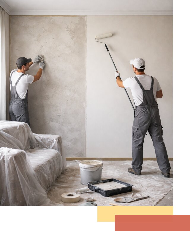 Покраска стен антивандальной краской в Саянске