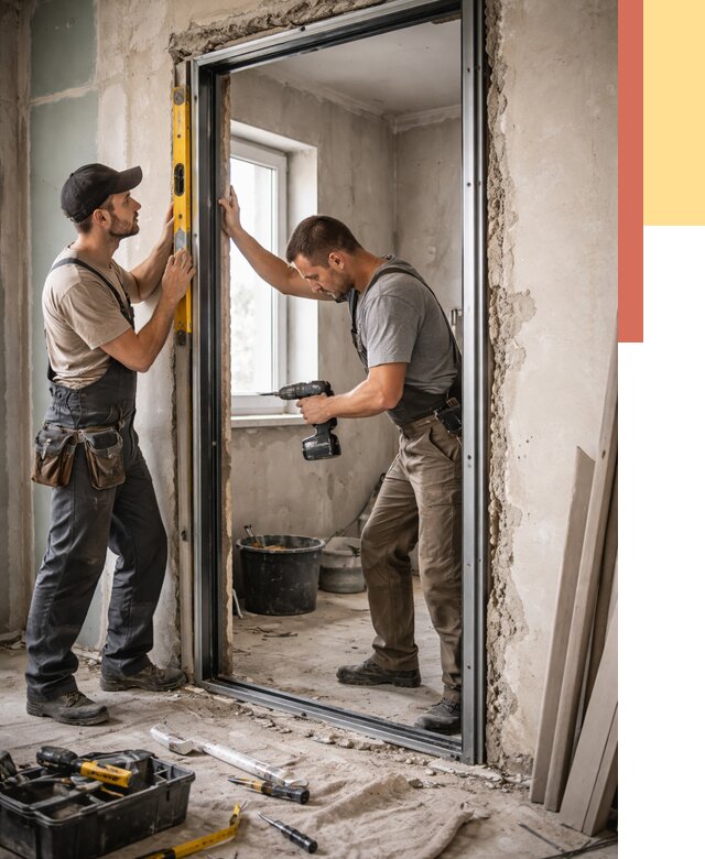 Закладка дверного проема в Саянске от 3561 руб. — быстро и недорого | ОТДЕЛОЧНИК-Сск