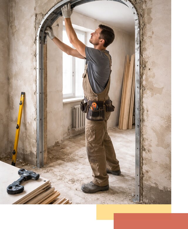 Устройство арочного проема в Саянске под ключ