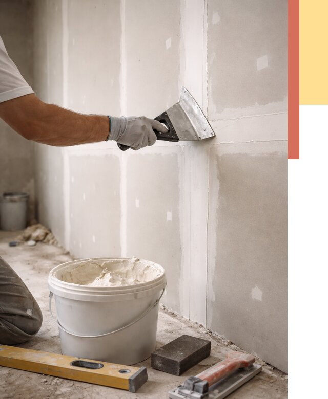 Шпаклевка перегородок из гипсокартона в Саянске от 2544 руб. — услуги ОТДЕЛОЧНИК-Сск