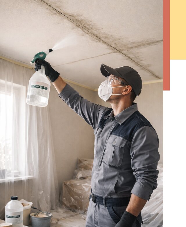 Антисептическая обработка потолка в Саянске от 2544 руб. | ОТДЕЛОЧНИК-Сск