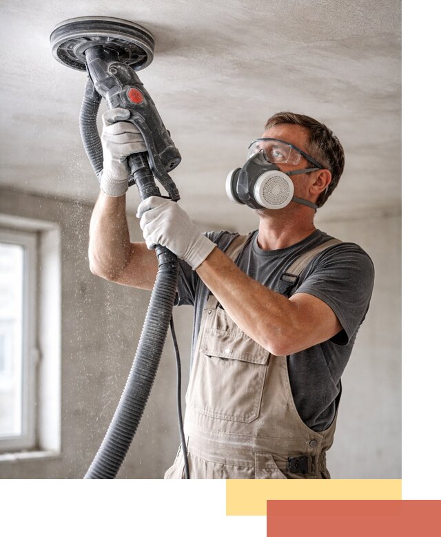 Шлифовка потолка в Саянске — качественная подготовка под отделку