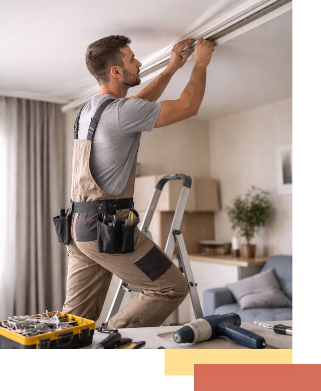 Ремонт натяжных потолков в Саянске — качественно и оперативно