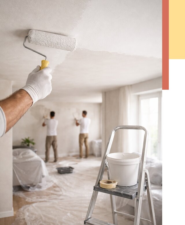 Покраска потолка акриловой краской в Саянске от 2544 руб. | ОТДЕЛОЧНИК-Сск