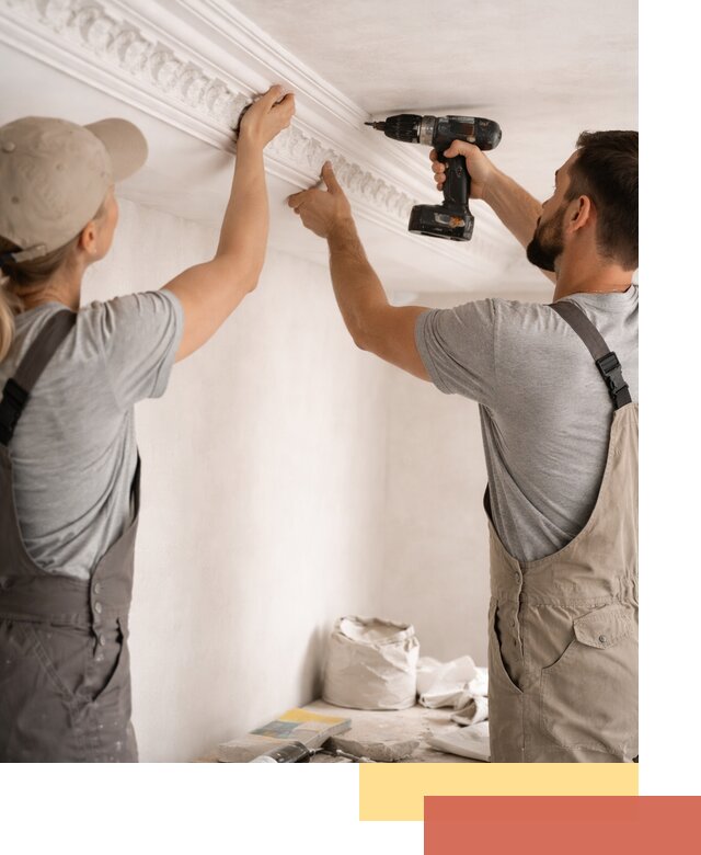 Профессиональный монтаж лепнины на потолок в Саянске