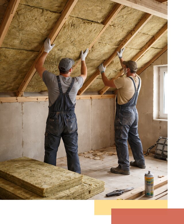 Утепление потолка минеральной ватой в Саянске